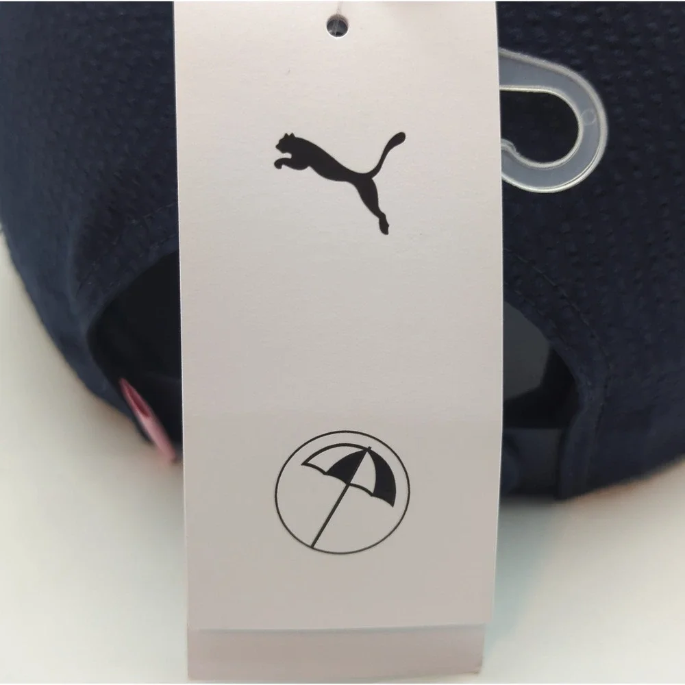 Puma x Arnold Palmer Seersucker Golf Hat Navy Snapback